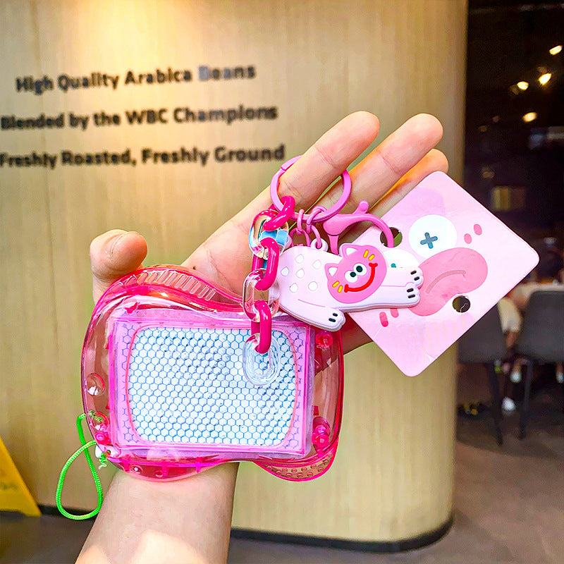 Wholesale Magnetic Writing Board Erasable and Erasable Mini Handwriting Painting Plastic Keychain